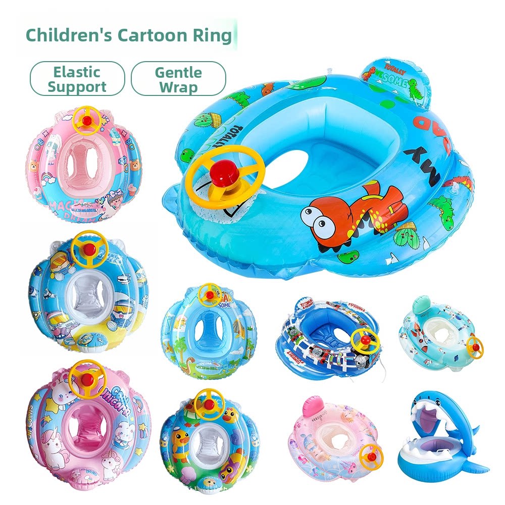 Baby Swimming Floater - Bouée gonflable pour bébé avec pare-soleil