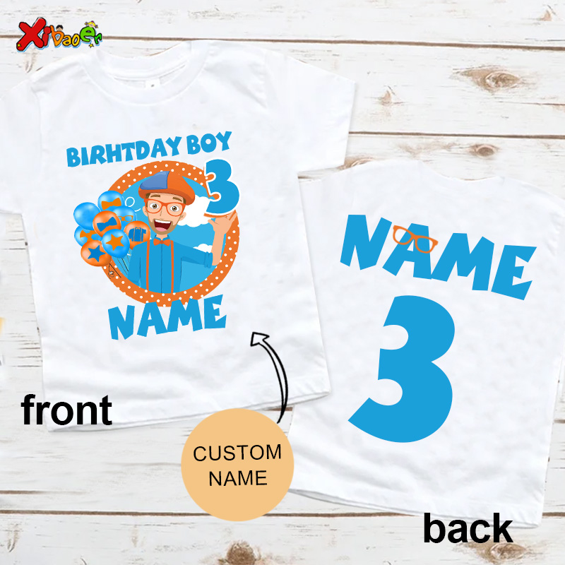 Baby Products Name - Chemise d'Anniversaire pour Garçon et Fille,