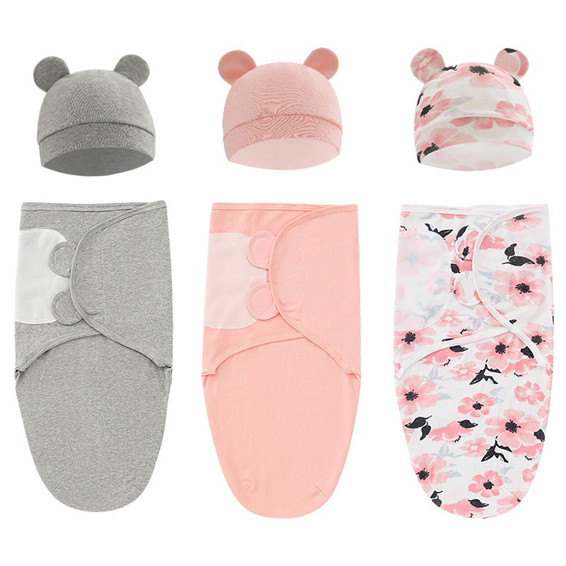 Baby Sleep Sack - Ensemble de couverture d'emmaillotage pour nouveau-né,