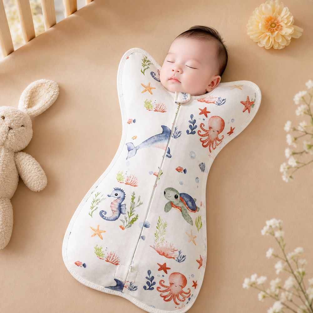 Baby Sleep Sack - Gigoteuse en coton pour bébé, anti-sursaut,