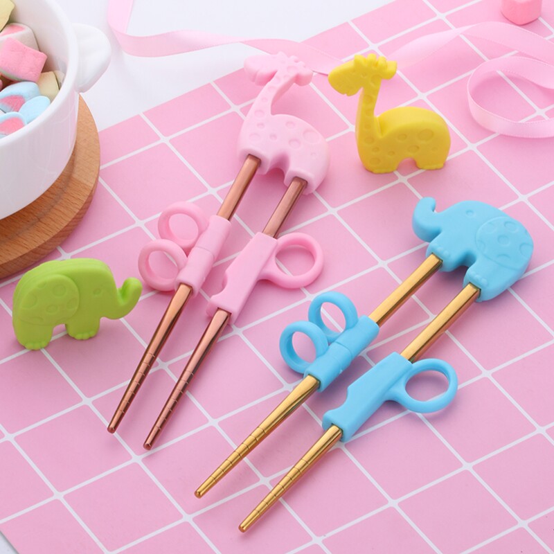 Baby Products Eco Friendly - Baguettes en acier inoxydable pour enfants,