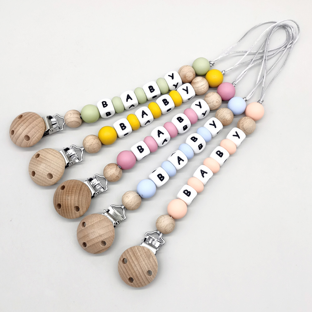 Baby Products Name - Clips de sucette avec nom personnalisé,