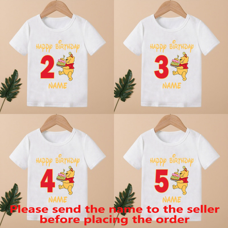 Baby Products Name - Winnie l'ourson ours imprimer enfants vêtements