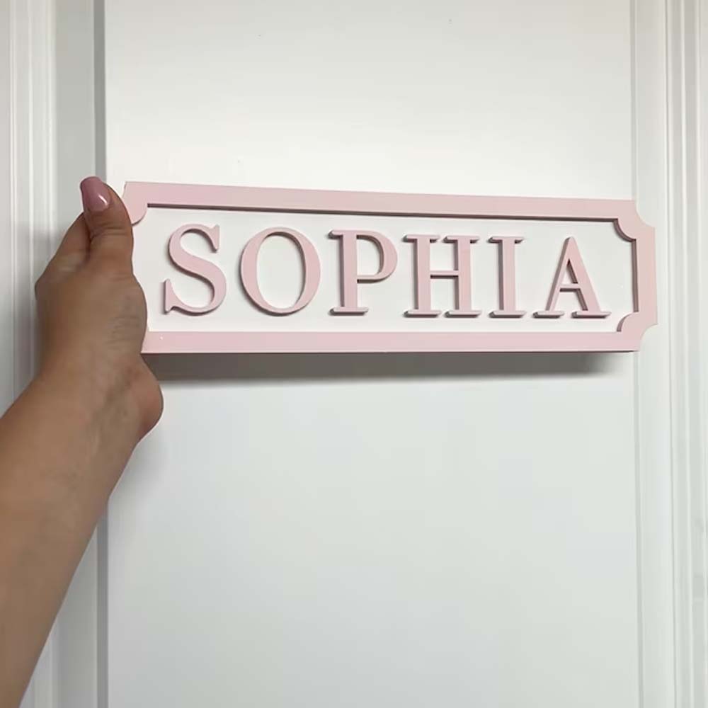 Panneau de porte personnalisé  - Baby Products Name avis et prix