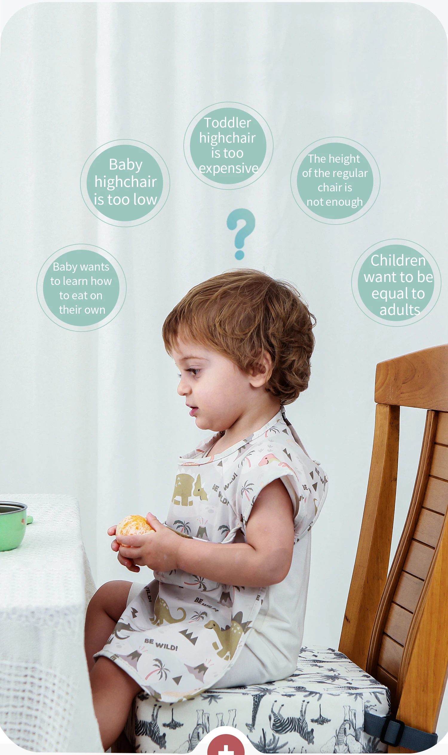 Coussin rehausseur pour enfant - Baby High Chair Booster avis et prix